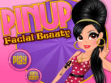 Juegos de vestir: Pin Up Facial Beauty - Juegos de vestir y maquillar gratis